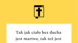 Cytat z Pisma Świętego Jk 2,26