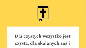 Cytat z Pisma Świętego Tt 1,15